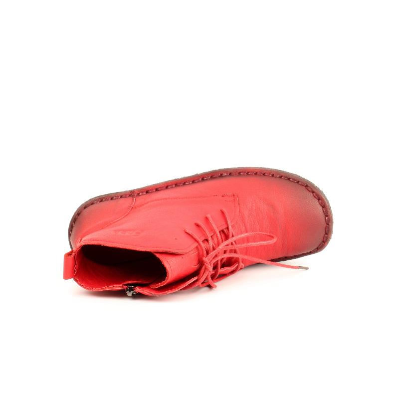 Chaussures Femme Bottines en Cuir, Couleur Rouge / G027-73 / BEL CHOU'S