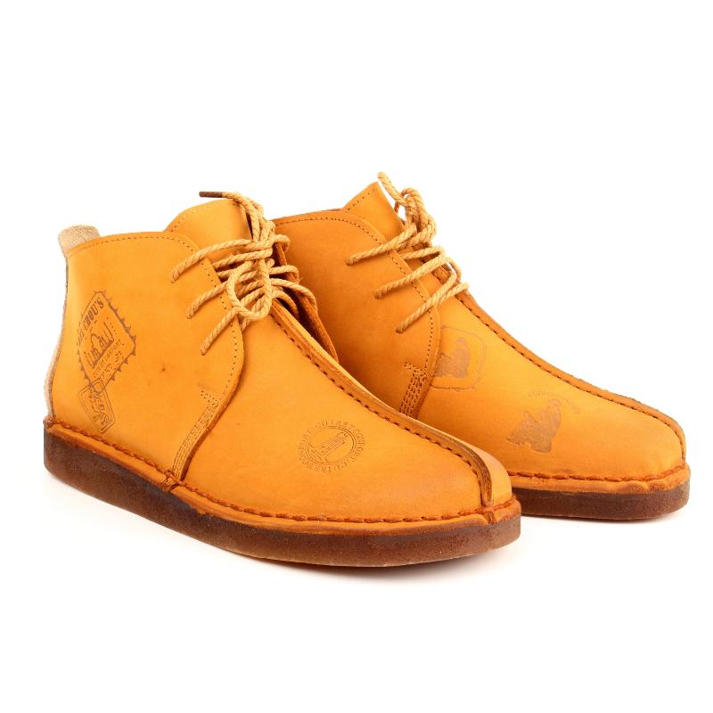 Chaussures Homme Bottines en Cuir, Couleur Camel / G030-66 / BEL CHOU'S