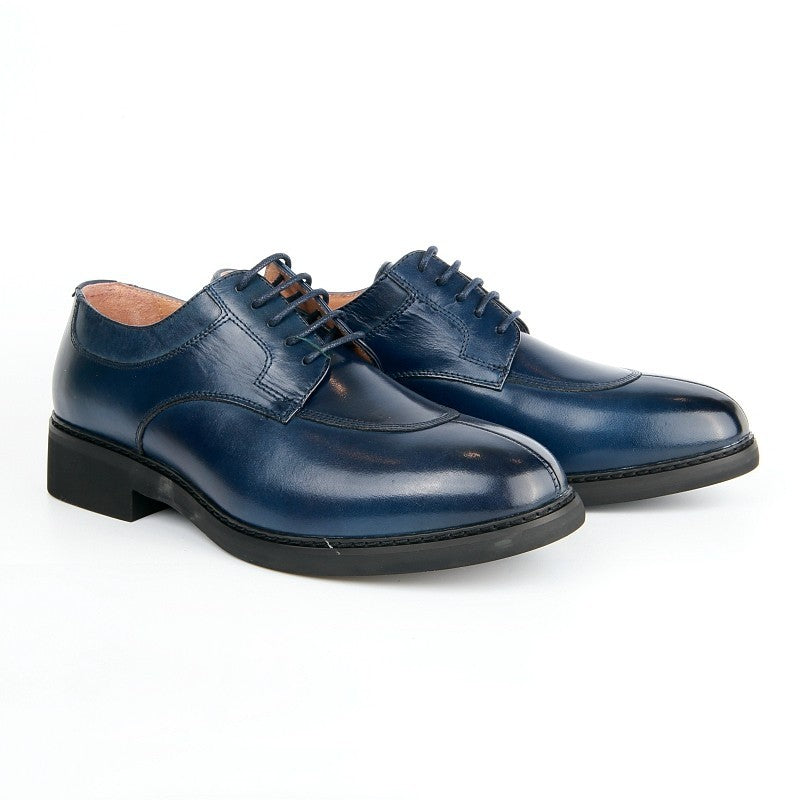 Chaussures Homme Richelieu en Cuir, Couleur Bleu / C2001-84 / BEL CHOU'S