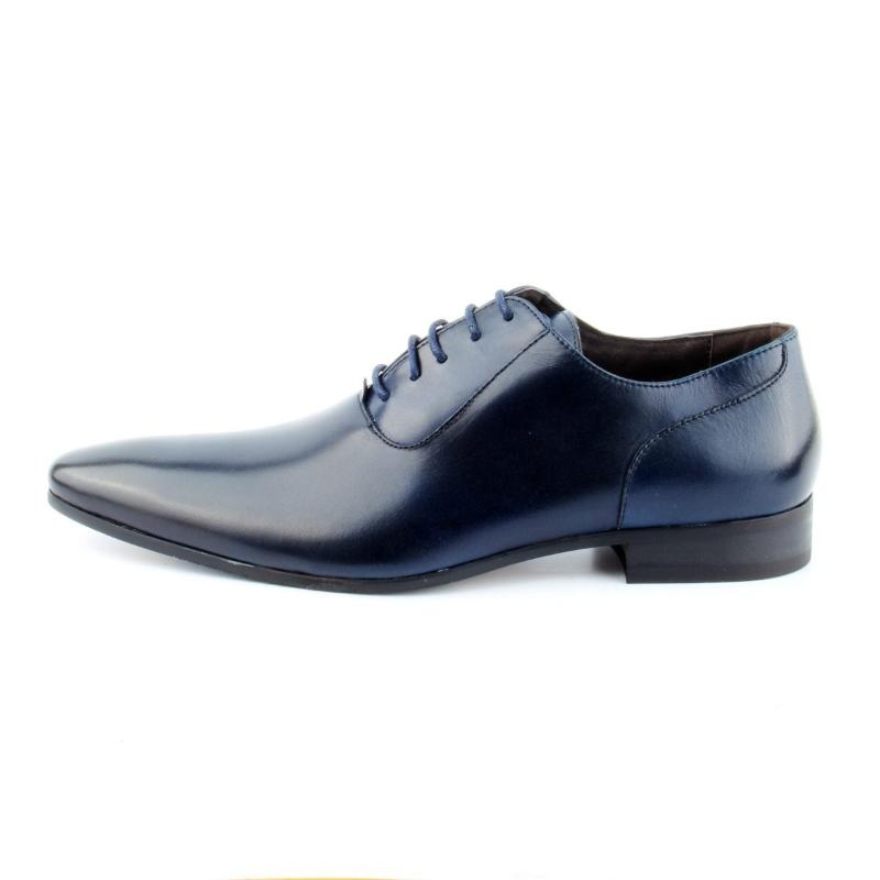 Chaussures Homme Richelieu en Cuir, Couleur Bleu Marine / C5001-84 / BEL CHOU'S