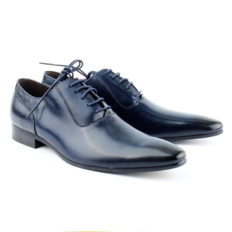Chaussures Homme Richelieu en Cuir, Couleur Bleu Marine / C5001-84 / BEL CHOU'S