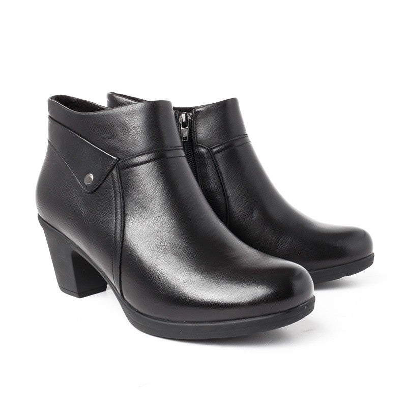Chaussures Femme Bottines en Cuir, Couleur Noir / H111-51 / BEL CHOU'S