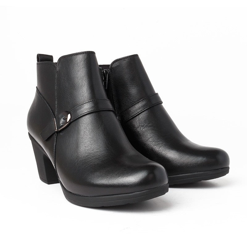 Chaussures Femme Bottines en Cuir, Couleur Noir / H112-51 / BEL CHOU'S