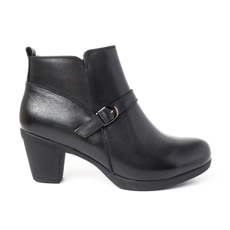 Chaussures Femme Bottines en Cuir, Couleur Noir / H112-51 / BEL CHOU'S