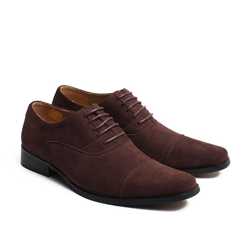 Chaussures Homme Richelieu en Cuir, Couleur Marron / C4002-62 / BEL CHOU'S