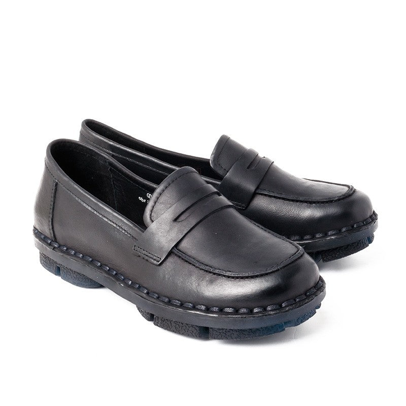 Chaussures Femme Pantoufles en Cuir, Couleur Noir / G0014-51 / BEL CHOU'S