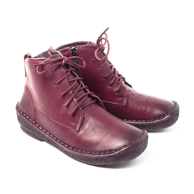 Chaussures Femme Bottines en Cuir, Couleur Bordeaux / G027-70 / BEL CHOU'S