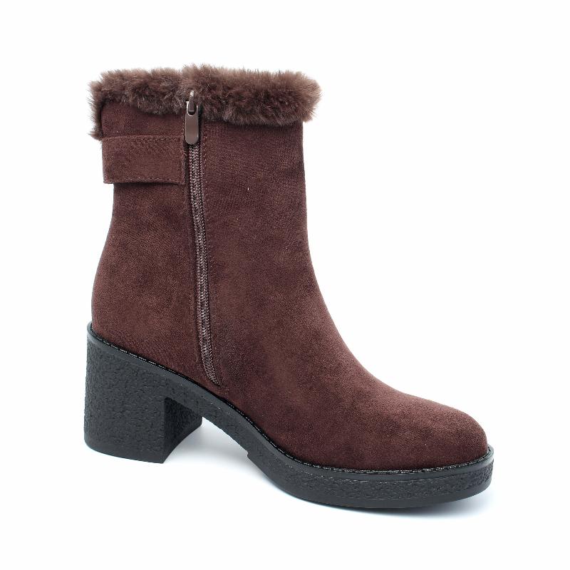 Chaussures Femme Bottines, Couleur Marron / J112-62 / MINIA