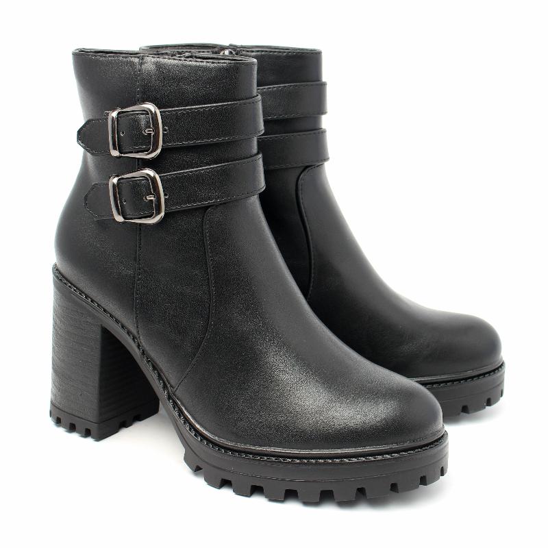 Chaussures Femme Bottines, Couleur Noir / J113-51 / MINIA