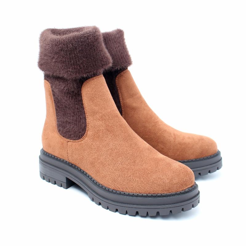 Chaussures Femme Bottines, Couleur Marron / J115-62 / MINIA
