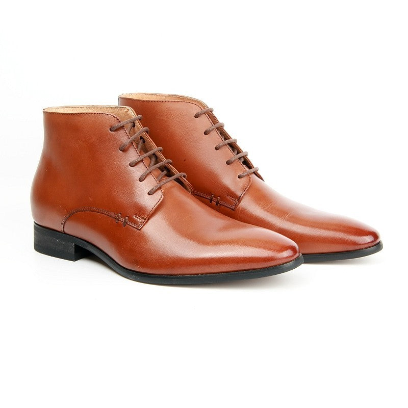 Chaussures Homme Bottines en Cuir, Couleur Marron / D2006-65 / BEL CHOU'S