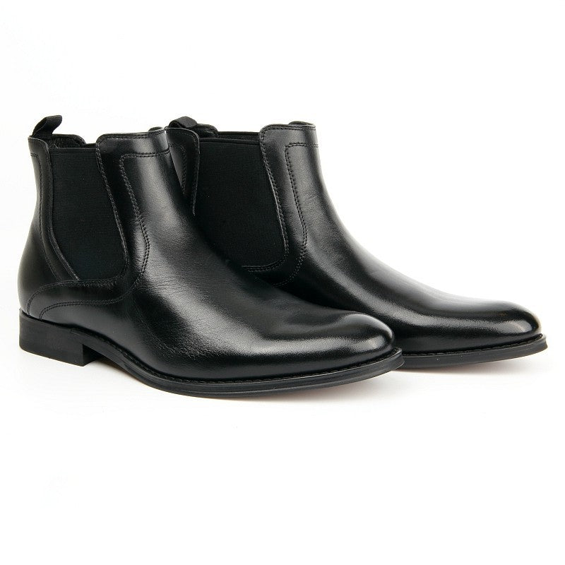 Chaussures Homme Bottines en Cuir, Couleur Noir / D2007-51 / BEL CHOU'S