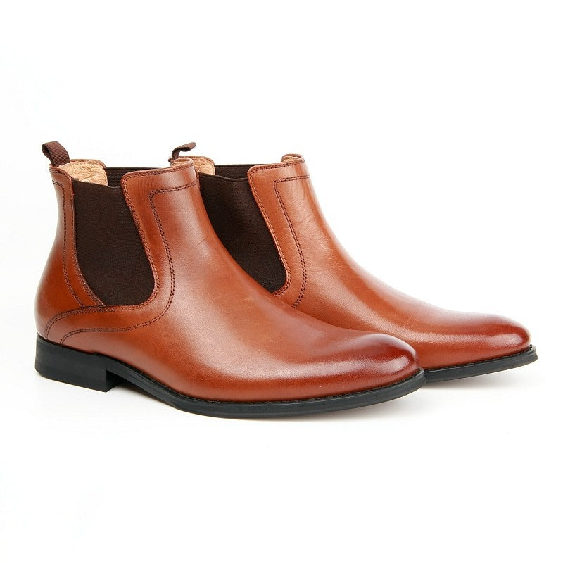 Chaussures Homme Bottines en Cuir, Couleur Marron / D2007-65 / BEL CHOU'S