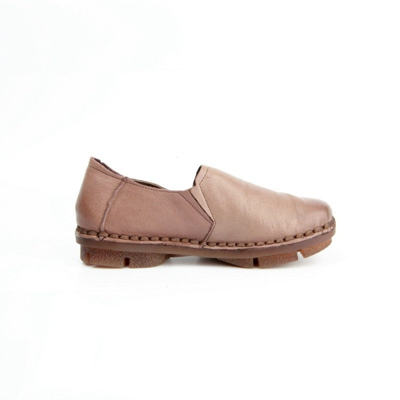 Chaussures Femme Pantoufles en Cuir, Couleur Gris / G0013-68 / BEL CHOU'S