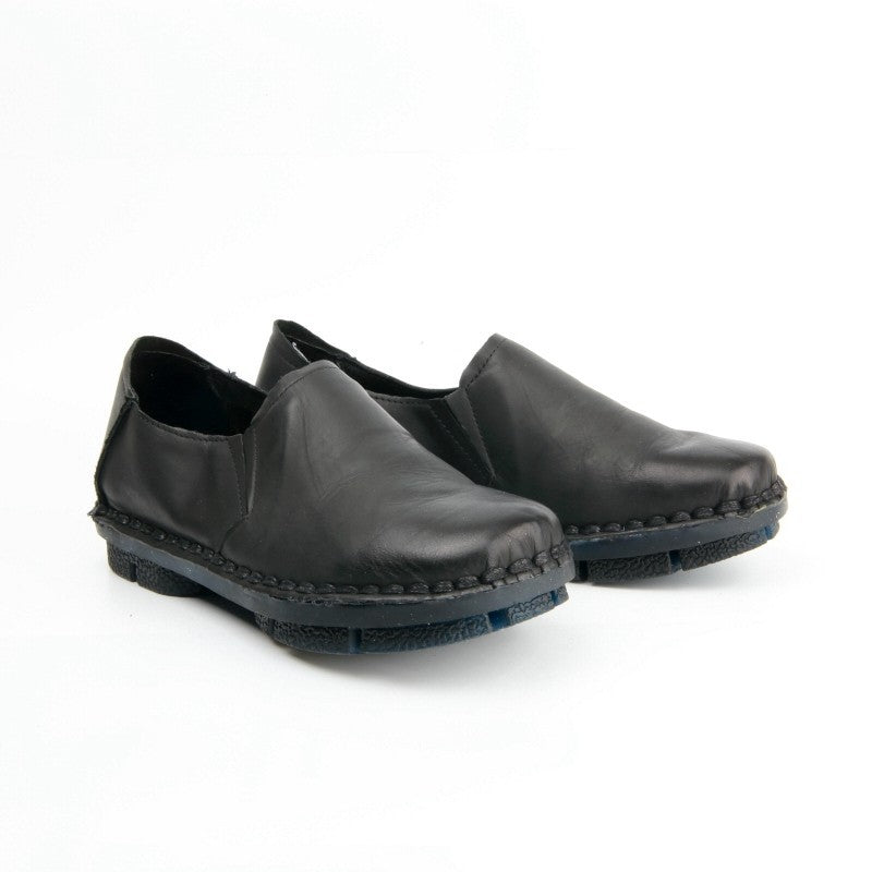 Chaussures Femme Pantoufles en Cuir, Couleur Noir / G0013-51 / BEL CHOU'S