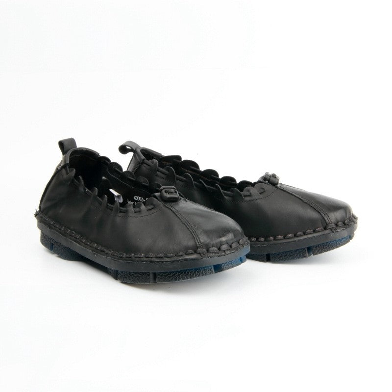 Chaussures Femme Pantoufles en Cuir, Couleur Noir / G0016-51 / BEL CHOU'S