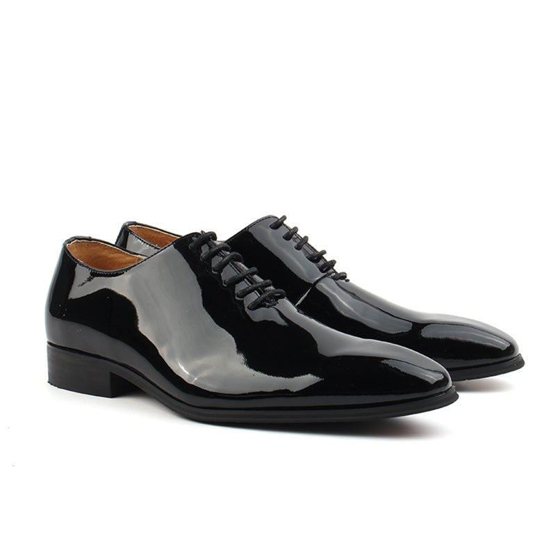 Chaussures Homme Richelieu en Cuir, Couleur Vernis Noir / C1401-52 / BEL CHOU'S