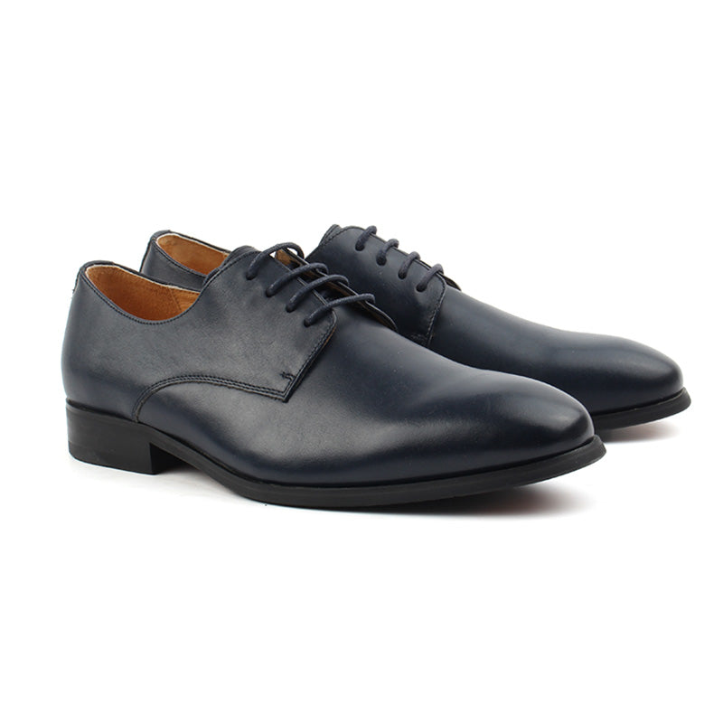 Chaussures Homme Derbies en Cuir, Couleur Bleu Marine / C1901-84 / BEL CHOU'S