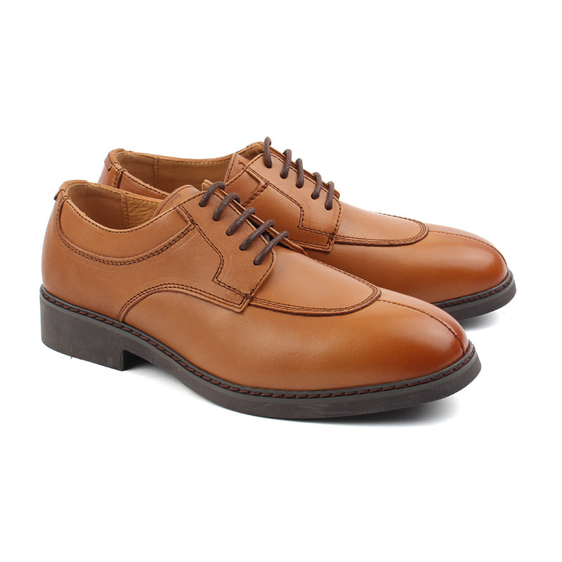 Chaussures Homme Derbies en Cuir, Couleur Marron / C2001-65 / BEL CHOU'S