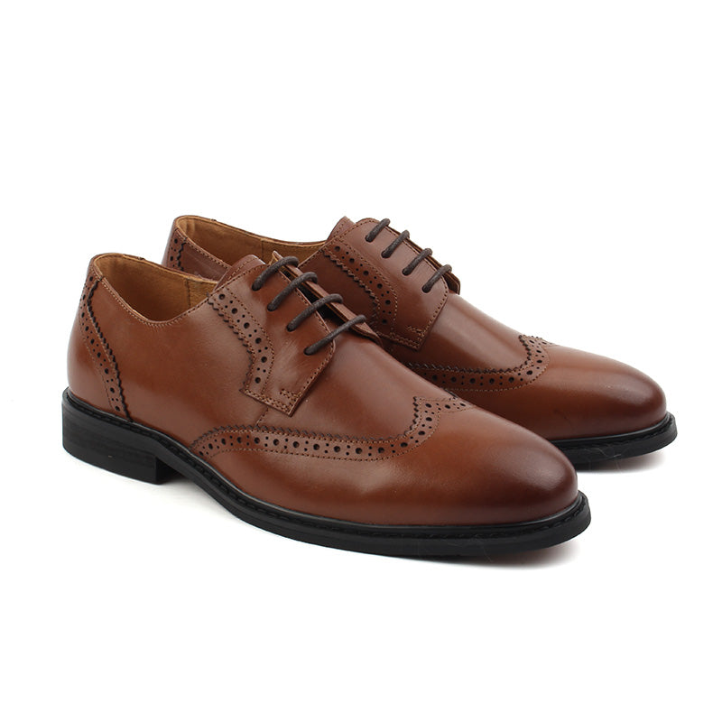 Chaussures Homme Derbies en Cuir, Couleur Marron / C2301-65 / BEL CHOU'S