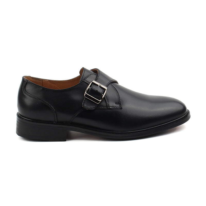 Chaussures Homme Monks / Boucles en Cuir, Couleur Noir / C2401-51 / BEL CHOU'S