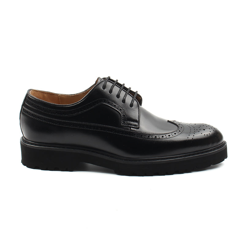 Eram Chaussure Homme Derby En Cuir Semelle De Chaussure Derby Noir