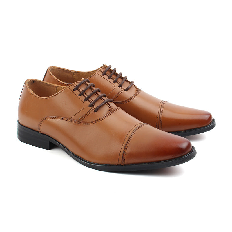 Chaussures Homme Richelieu en Cuir, Couleur Marron / C4001-65 / BEL CHOU'S