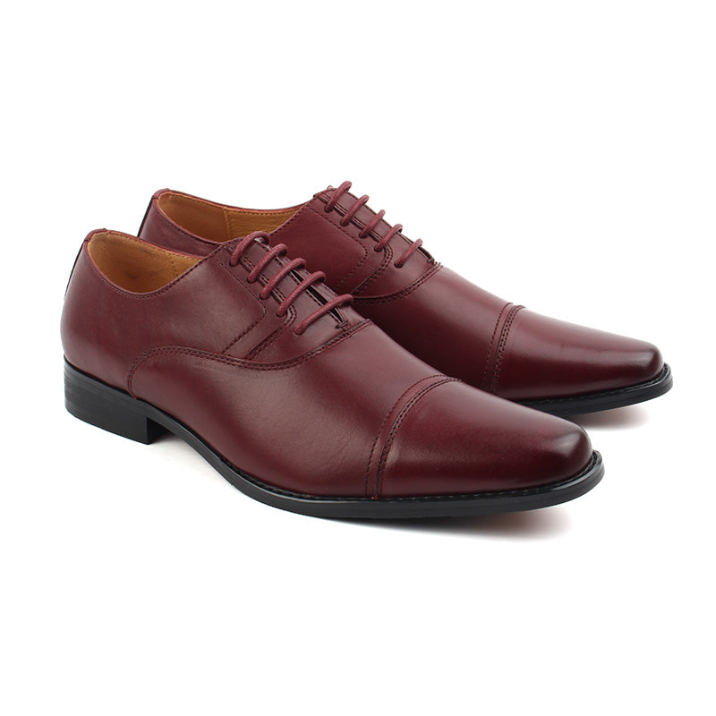 Chaussures Homme Richelieu en Cuir, Couleur Bordeaux / C4001-67 / BEL CHOU'S