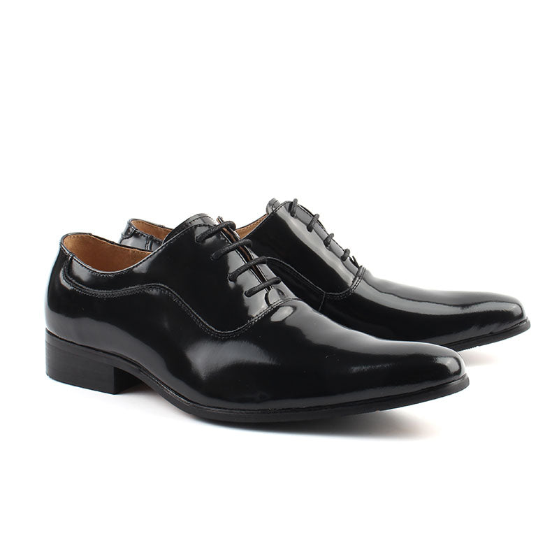 Chaussures Homme Richelieu en Cuir, Couleur Vernis Noir / C9001-52 / BEL CHOU'S