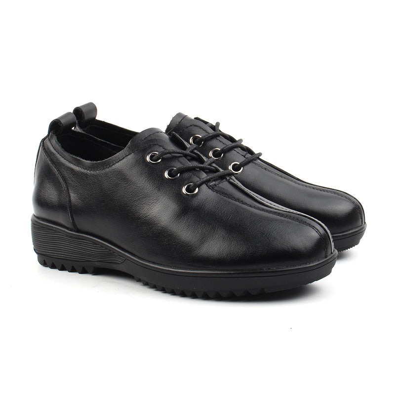 Chaussures Femme Ballerines en Cuir, Couleur Noir / EX041-51 / BEL CHOU'S