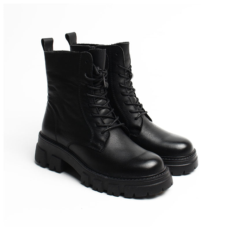 Chaussures Femme Bottines en Cuir, Couleur Noir / EX112-51 / BEL CHOU'S
