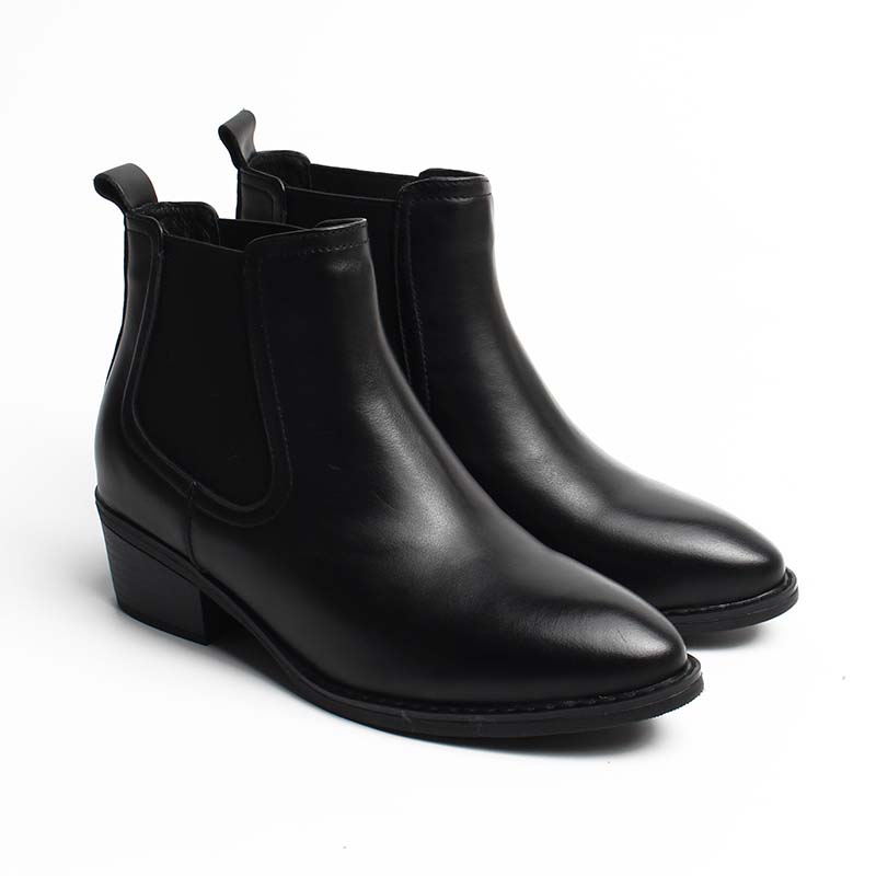 Chaussures Femme Bottines en Cuir, Couleur Noir / EX121-51 / BEL CHOU'S