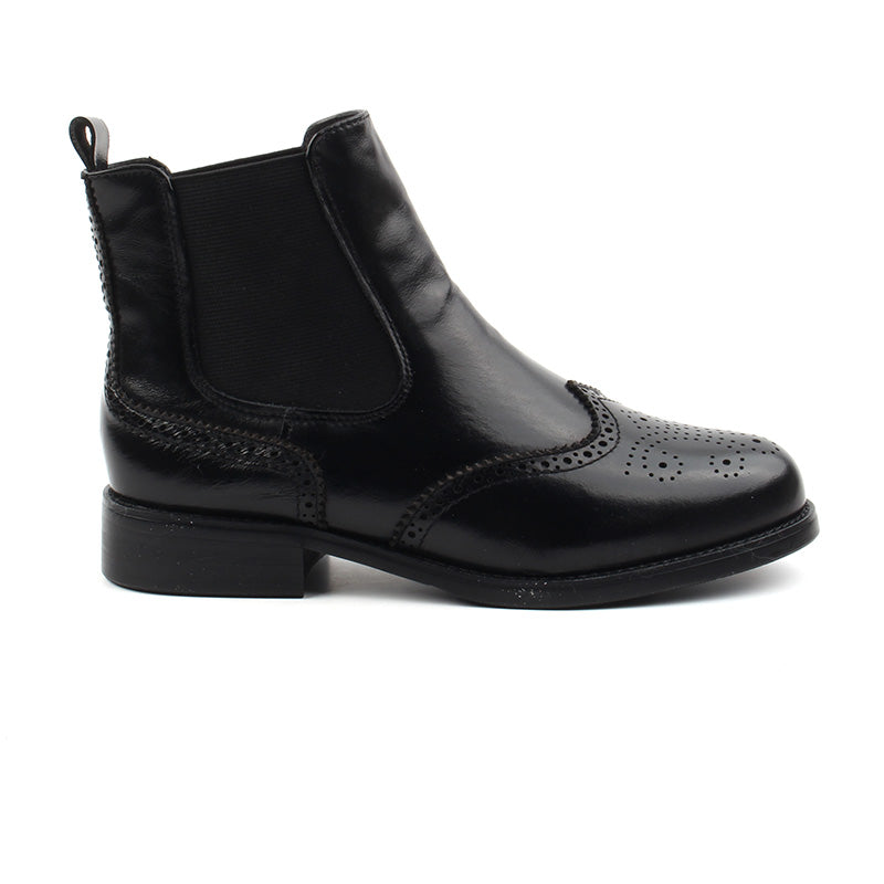 Chaussures Femme Bottines en Cuir, Couleur Noir / EX122-51 / BEL CHOU'S