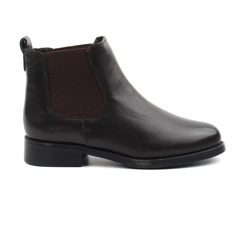 Chaussures Femme Bottines en Cuir, Couleur Marron / EX123-63 / BEL CHOU'S