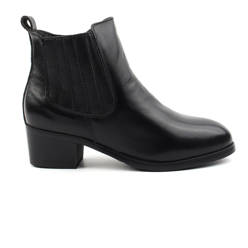Chaussures Femme Bottines en Cuir, Couleur Noir / EX125-51 / BEL CHOU'S