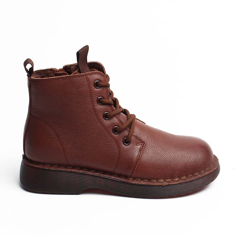 Chaussures Femme Bottines en Cuir, Couleur Marron / EX152-62 / BEL CHOU'S