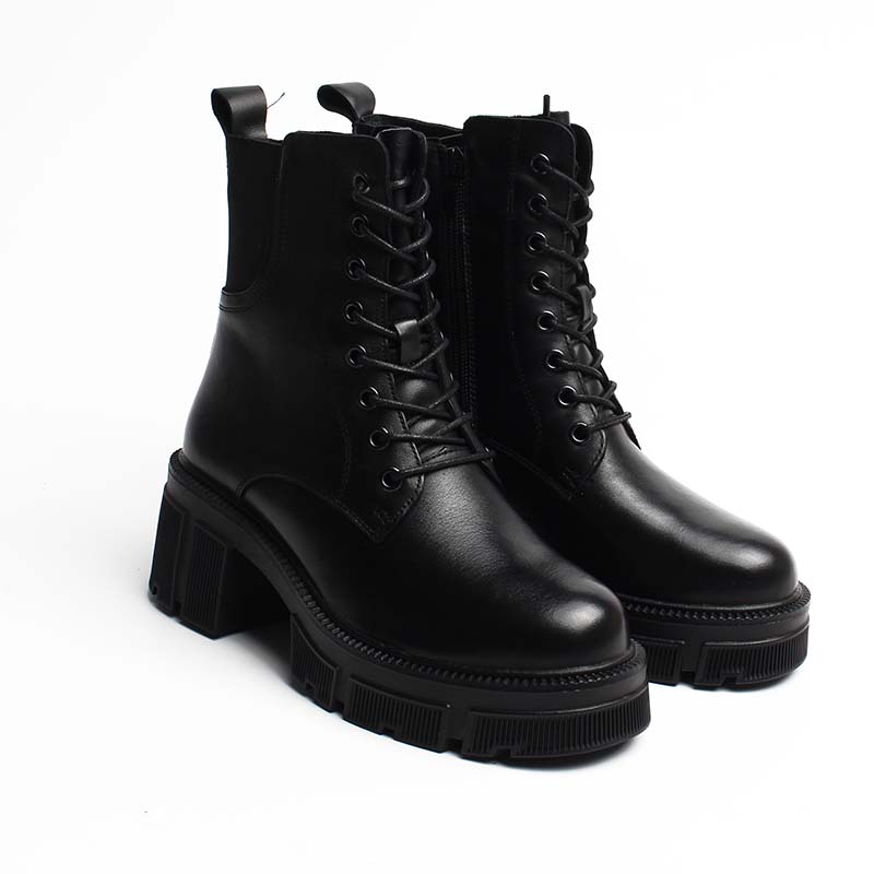 Chaussures Femme Bottines en Cuir, Couleur Noir / EX215-51 / BEL CHOU'S