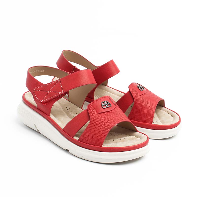 Chaussures Femme Sandales, Couleur Rouge / F019-73 / MINIA