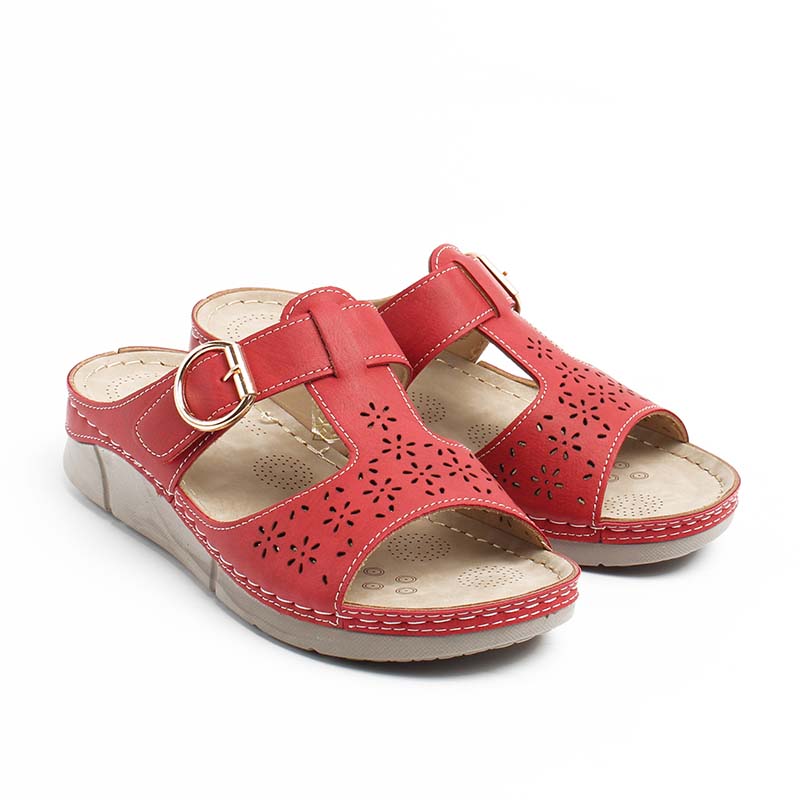 Chaussures Femme Sandales, Couleur Rouge / F023-73 / MINIA