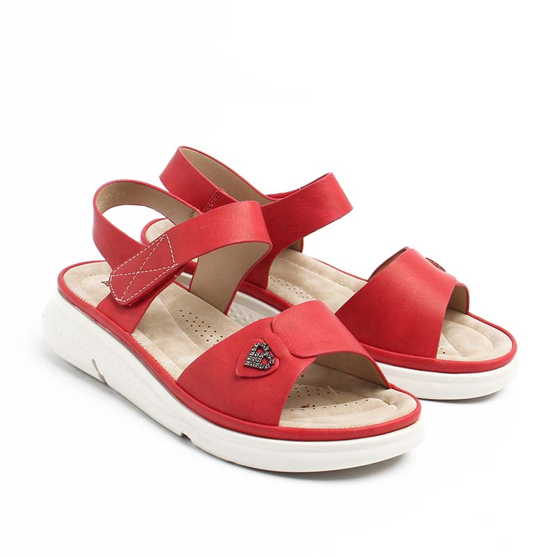 Chaussures Femme Sandales, Couleur Rouge / F025-73 / MINIA