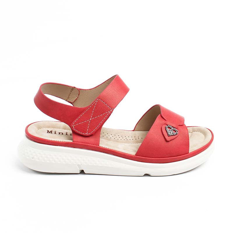 Chaussures Femme Sandales, Couleur Rouge / F025-73 / MINIA