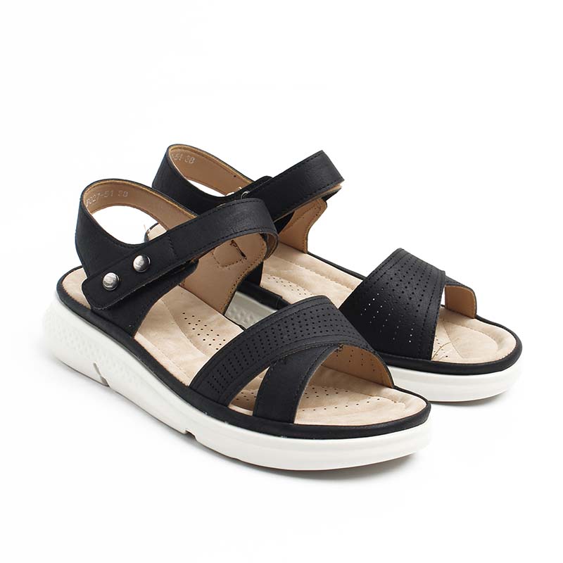 Chaussures Femme Sandales, Couleur Noir / F027-51 / MINIA
