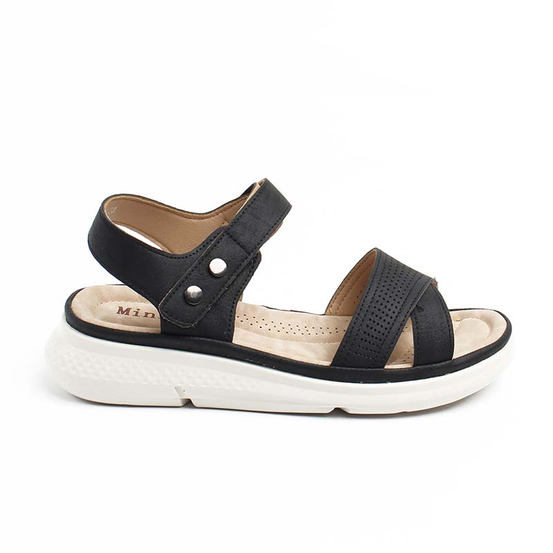 Chaussures Femme Sandales, Couleur Noir / F027-51 / MINIA