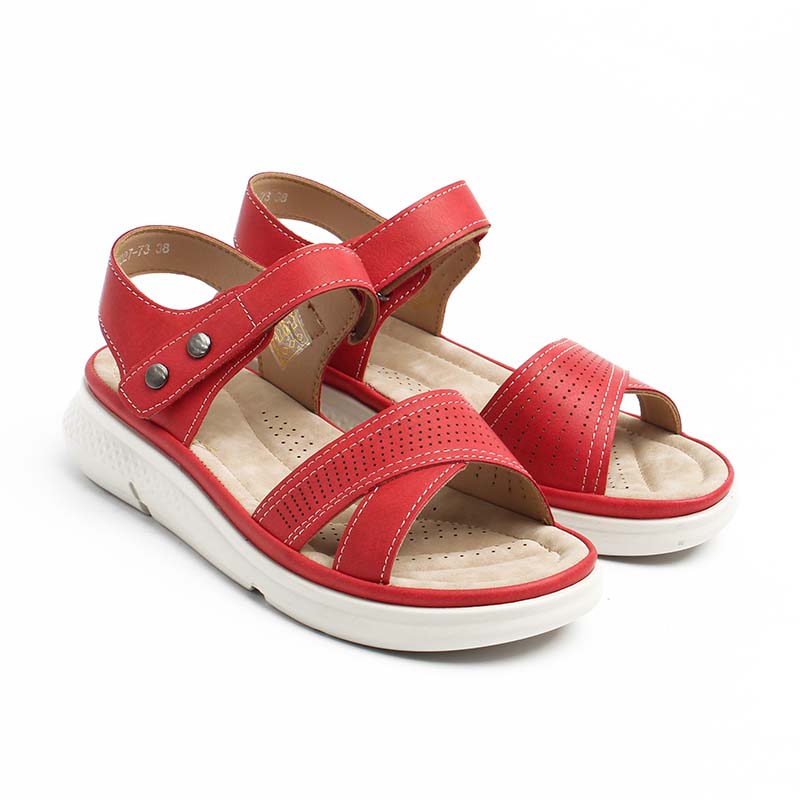 Chaussures Femme Sandales, Couleur Rouge / F027-73 / MINIA