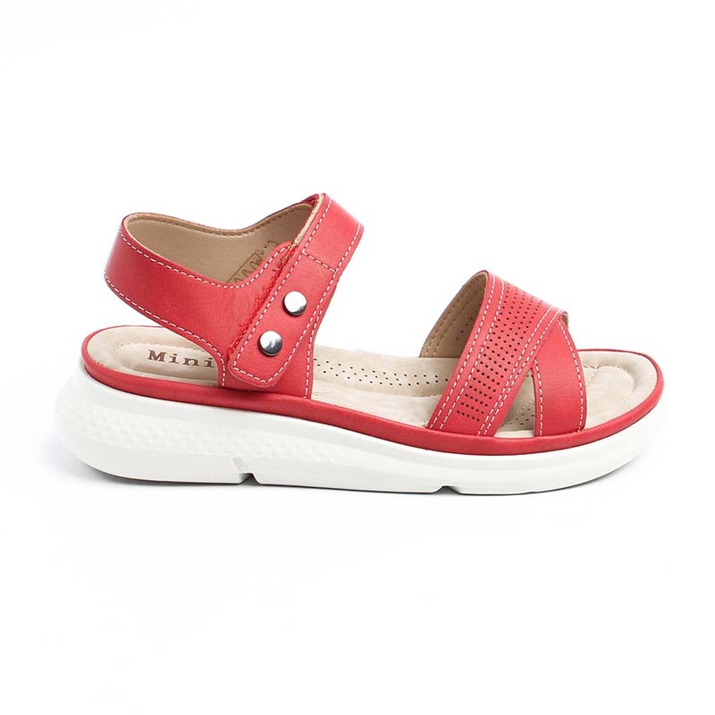 Chaussures Femme Sandales, Couleur Rouge / F027-73 / MINIA