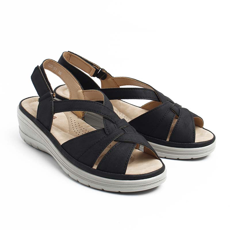 Chaussures Femme Sandales, Couleur Noir / F029-51 / MINIA