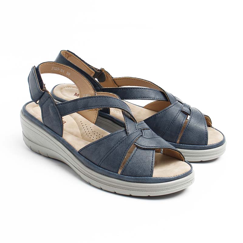 Chaussures Femme Sandales, Couleur Bleu Marine / F029-84 / MINIA