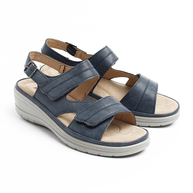 Chaussures Femme Sandales, Couleur Bleu Marine / F030-84 / MINIA