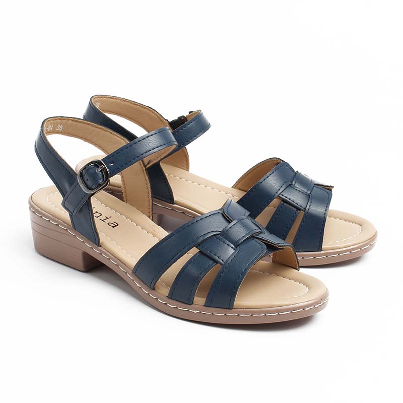 Chaussures Femme Sandales, Couleur Bleu Marine / F031-84 / MINIA