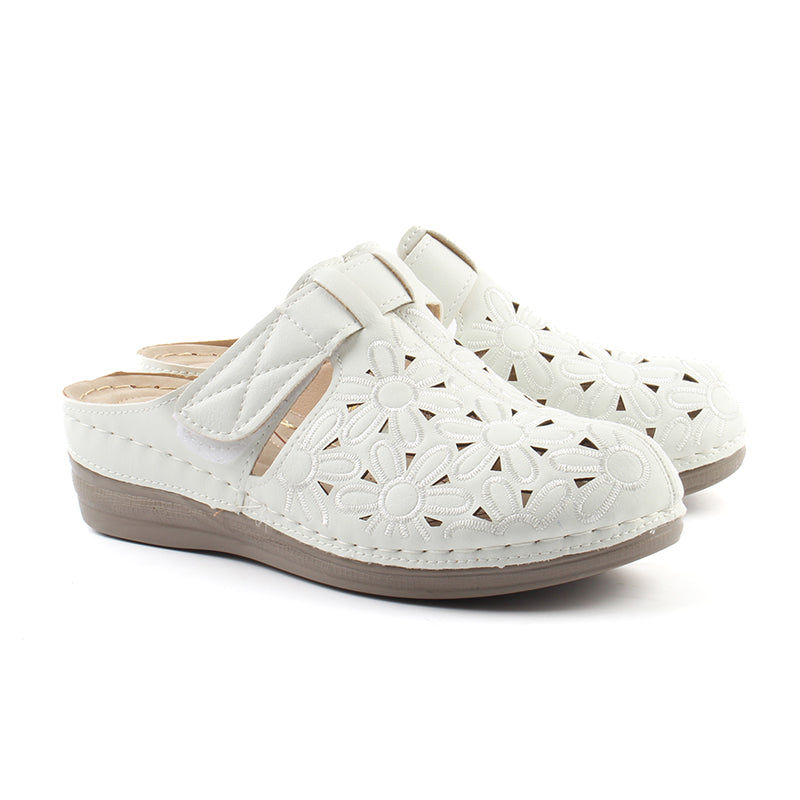 Chaussures Femme Sandales, Couleur Blanc / F036-99 / MINIA